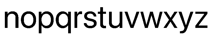 SF Pro Display Regular Font LOWERCASE
