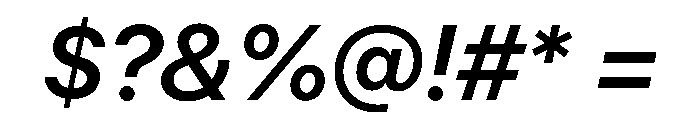 SF Pro Display Semibold Italic Font OTHER CHARS