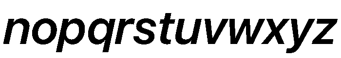 SF Pro Display Semibold Italic Font LOWERCASE