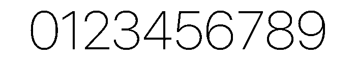 SF Pro Display Thin Font OTHER CHARS