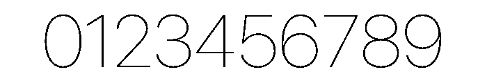SF Pro Display Ultralight Font OTHER CHARS