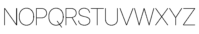 SF Pro Display Ultralight Font UPPERCASE