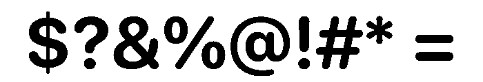 SF Pro Rounded Bold Font OTHER CHARS