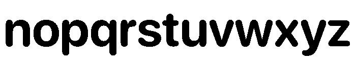 SF Pro Rounded Bold Font LOWERCASE