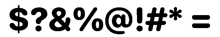 SF Pro Rounded Heavy Font OTHER CHARS