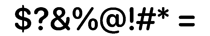 SF Pro Rounded Semibold Font OTHER CHARS