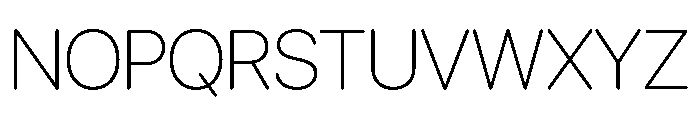 SF Pro Rounded Thin Font UPPERCASE