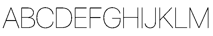 SF Pro Rounded Ultralight Font UPPERCASE