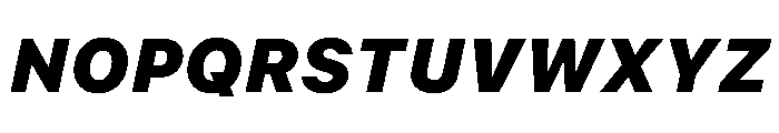 SF Pro Text Black Italic Font UPPERCASE