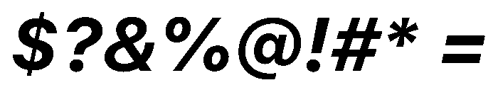 SF Pro Text Bold Italic Font OTHER CHARS