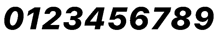 SF Pro Text Heavy Italic Font OTHER CHARS