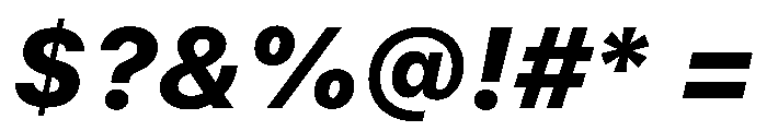 SF Pro Text Heavy Italic Font OTHER CHARS