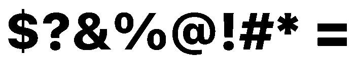 SF Pro Text Heavy Font OTHER CHARS