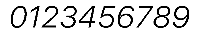 SF Pro Text Light Italic Font OTHER CHARS