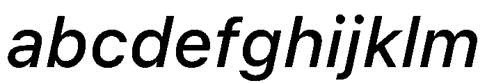 SF Pro Text Medium Italic FONT
