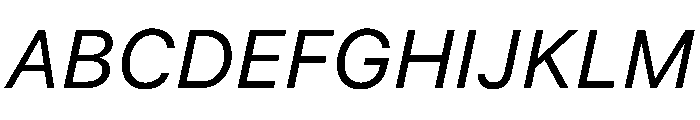 SF Pro Text Regular Italic Font UPPERCASE
