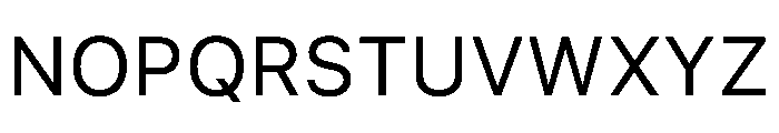 SF Pro Text Regular Font UPPERCASE