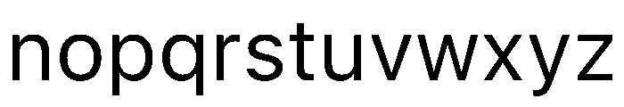 SF Pro Text Regular Font LOWERCASE