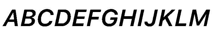 SF Pro Text Semibold Italic Font UPPERCASE