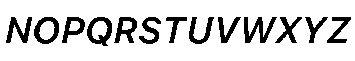 SF Pro Text Semibold Italic Font UPPERCASE