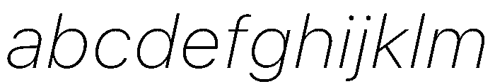 SF Pro Text Thin Italic FONT