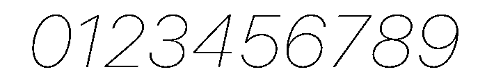 SF Pro Text Ultralight Italic Font OTHER CHARS