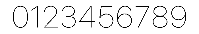 SF Pro Text Ultralight Font OTHER CHARS