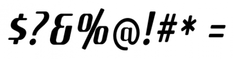 SF Quartzite Pro Cond Italic Font OTHER CHARS