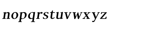 SF Article Italic Font LOWERCASE