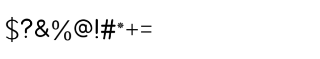 SF Handix Regular Font OTHER CHARS