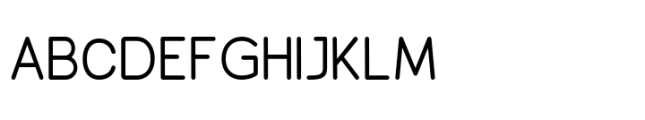 SF Handix Regular Font UPPERCASE