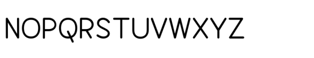 SF Handix Regular Font UPPERCASE