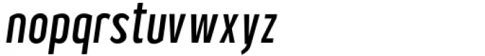SF Liberty Condensed Regular Italic Font LOWERCASE