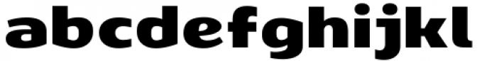 SF Liberty Expanded Black Font LOWERCASE