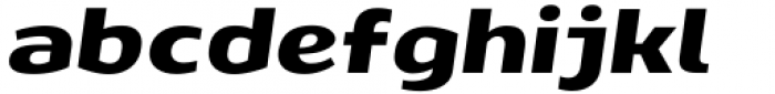 SF Liberty Expanded Bold Italic Font LOWERCASE
