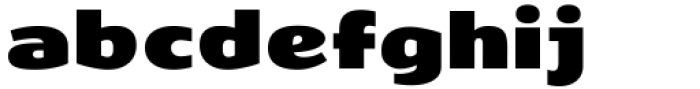 SF Liberty Expanded Heavy Font LOWERCASE