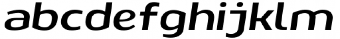 SF Liberty Expanded Regular Italic Font LOWERCASE