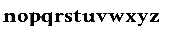 SF Nishan Bold Font LOWERCASE