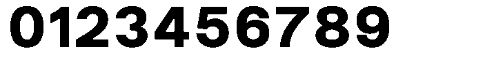 SF Paraid sans Bold Font OTHER CHARS