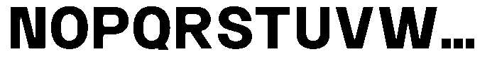 SF Paraid sans Bold Font UPPERCASE