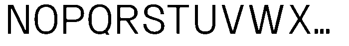 SF Paraid sans Book Font UPPERCASE