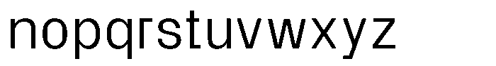 SF Paraid sans Book Font LOWERCASE