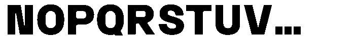 SF Paraid sans Extra Bold Font UPPERCASE