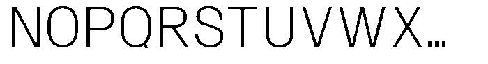 SF Paraid sans Light Font UPPERCASE