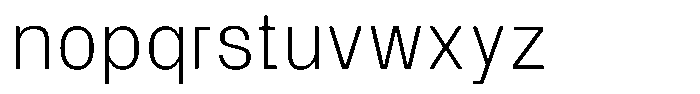 SF Paraid sans Light Font LOWERCASE