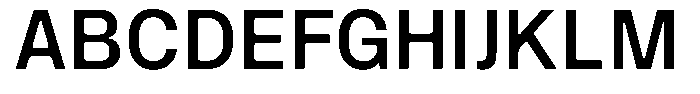 SF Paraid sans Medium Font UPPERCASE