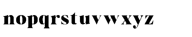 SF Qaws Black Font LOWERCASE