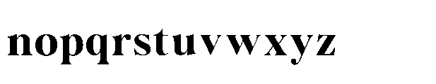 SF Qaws Bold Font LOWERCASE