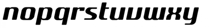 SF Quartzite Pro Bold Italic Font LOWERCASE