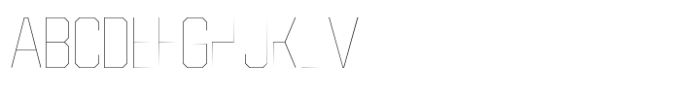 SF Super 02 Hair Font UPPERCASE